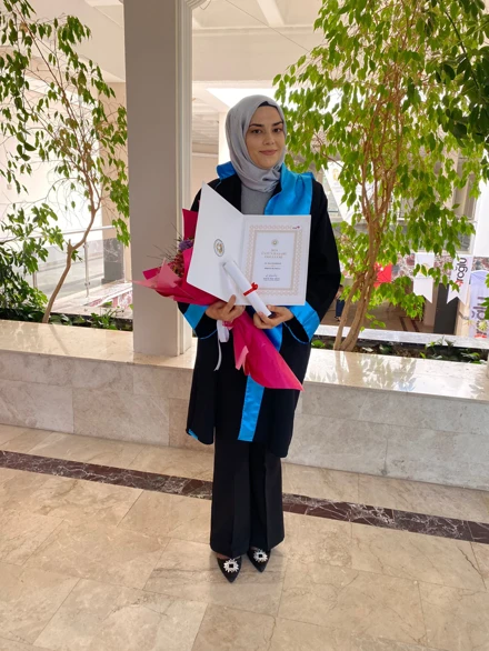 Sağlık Bilimleri Enstitüsü Mezuniyet Töreninde Doktora Birincilik Ödülü Alan Öğretim Elemanımız